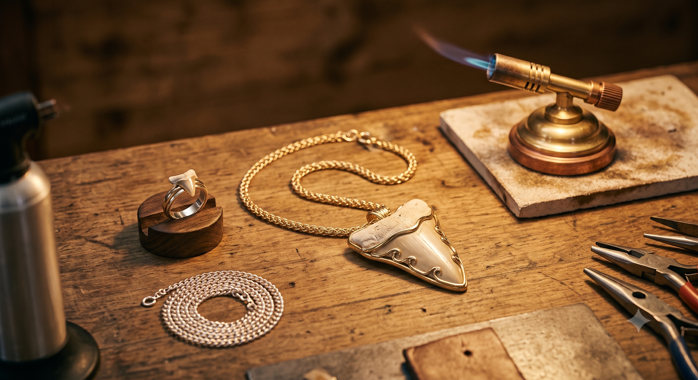 Goldschmiede Handwerk Zahn und Zunder